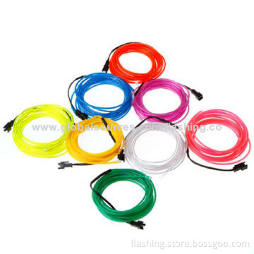 High brightness wonderful long lifespan colorful EL wire